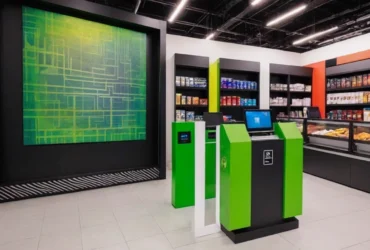 Futuristic AI-Enabled Grocery Store